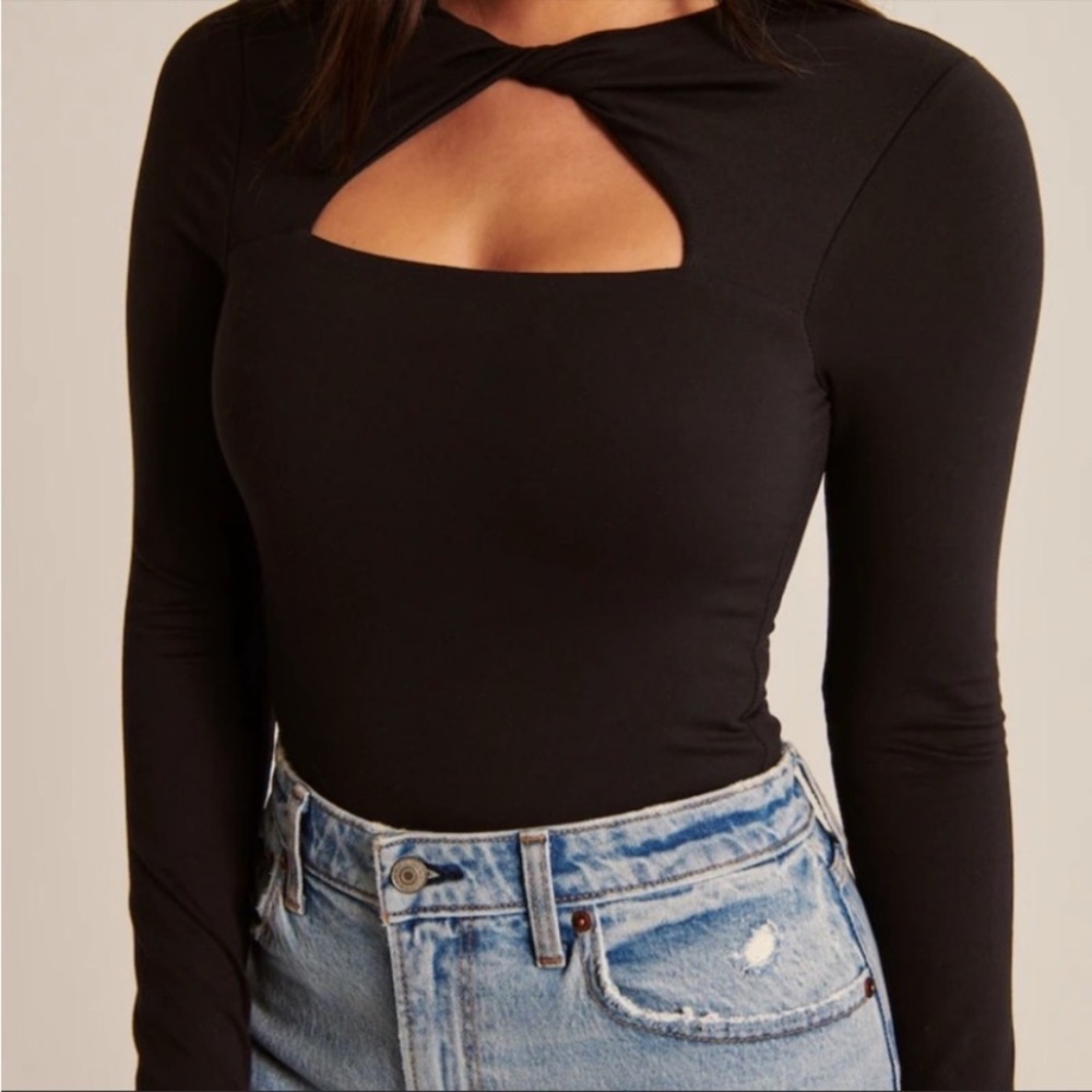 NWT! A&F Cut-Out Twist Bodysuit